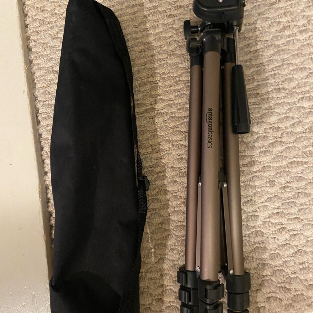 Amazon Basics Adjustable Camera Tripod - Picture 2 of 5